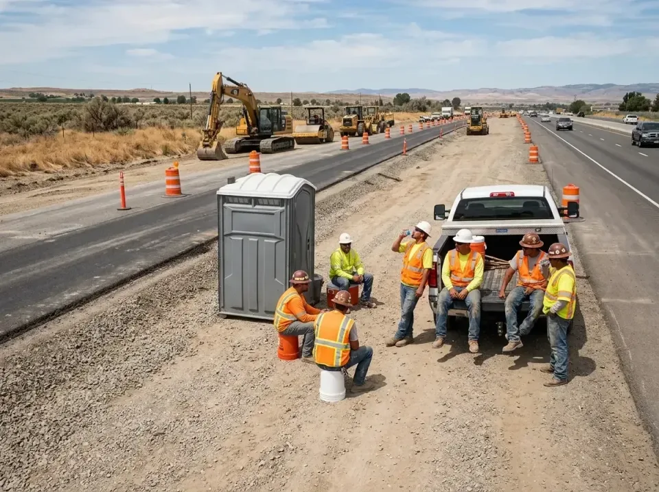 highway-road-construction-crew-007 — frequently asked questions, Porta Potty and Restroom Rentals in Waupun, WI